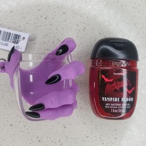 Bath and Body Works 2022 Halloween Witch Hand Pocketbac Holder W/ Vampire Blood